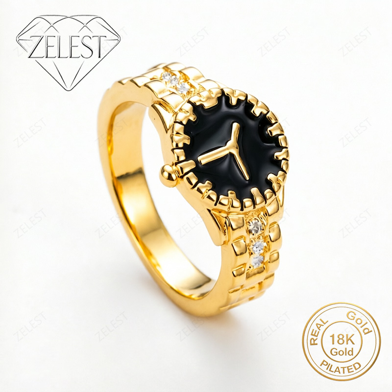 Fine Jewelry Watches Women - 925 Sterling Silver 18K Gold Plated