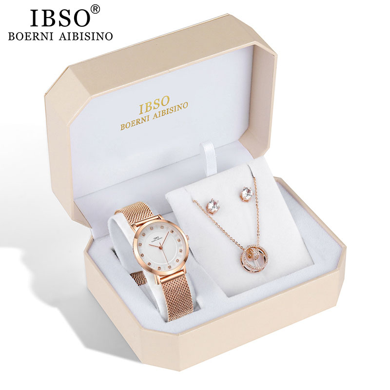 Jewelry Watches Brands - IBSO Brand Women Rose Gold Watch