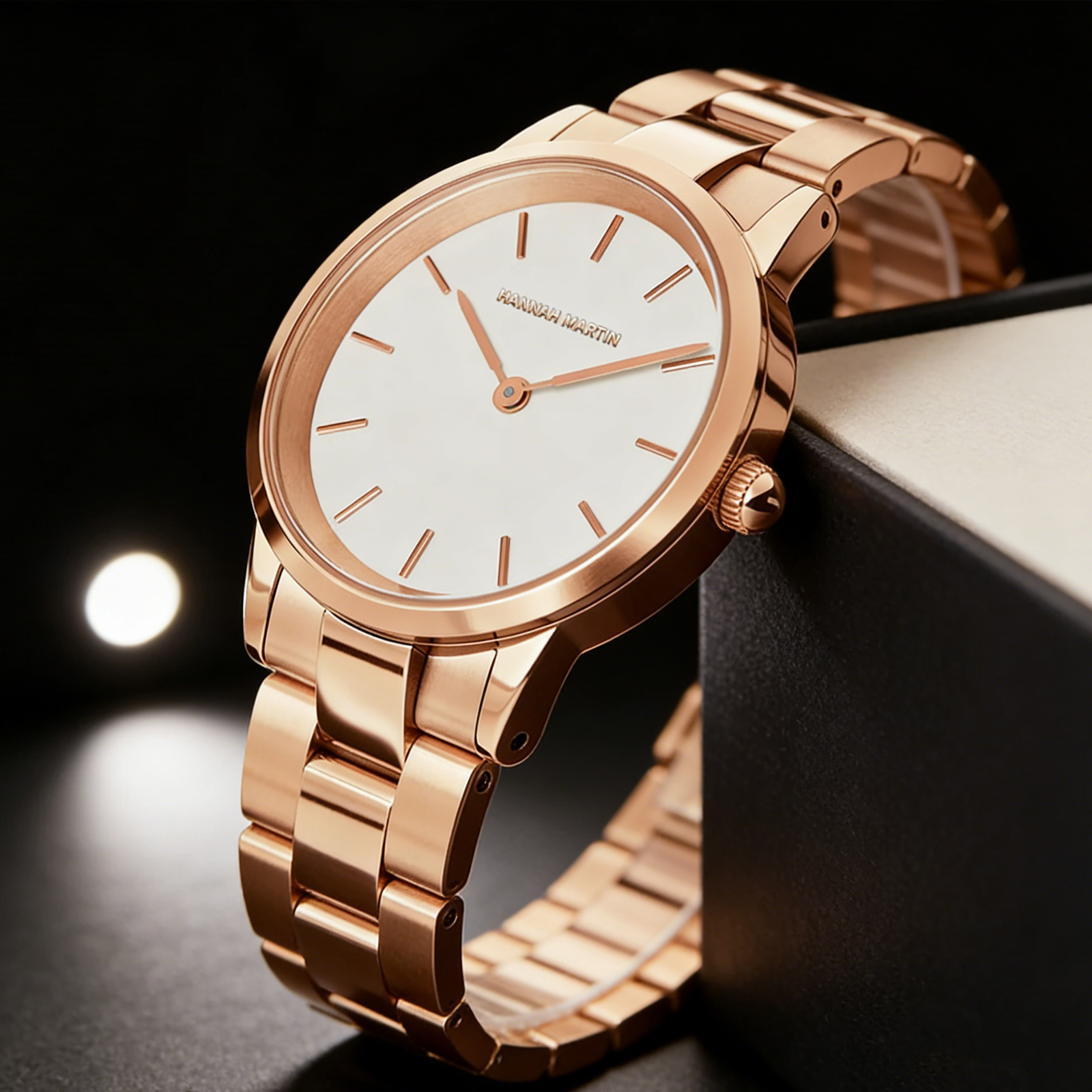Mystery Jewelry Jar Watches - Womens Watch Rose Gold Stainless Steel