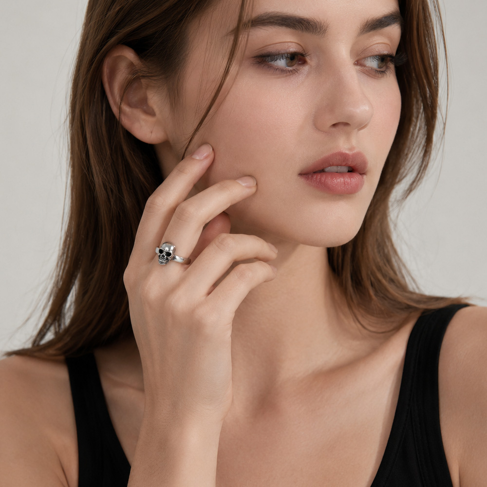 Ring Skull Europe Rebel Steet  - Gothic Skull Ring recensie en prijs