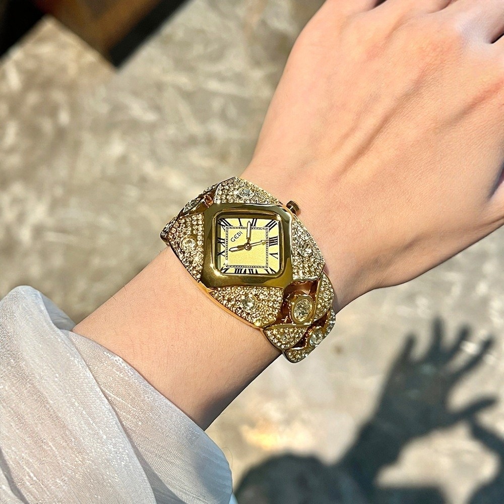 New Diamond Inlaid Bracelet Wa - Jewelry Watches Brands recensie en prijs