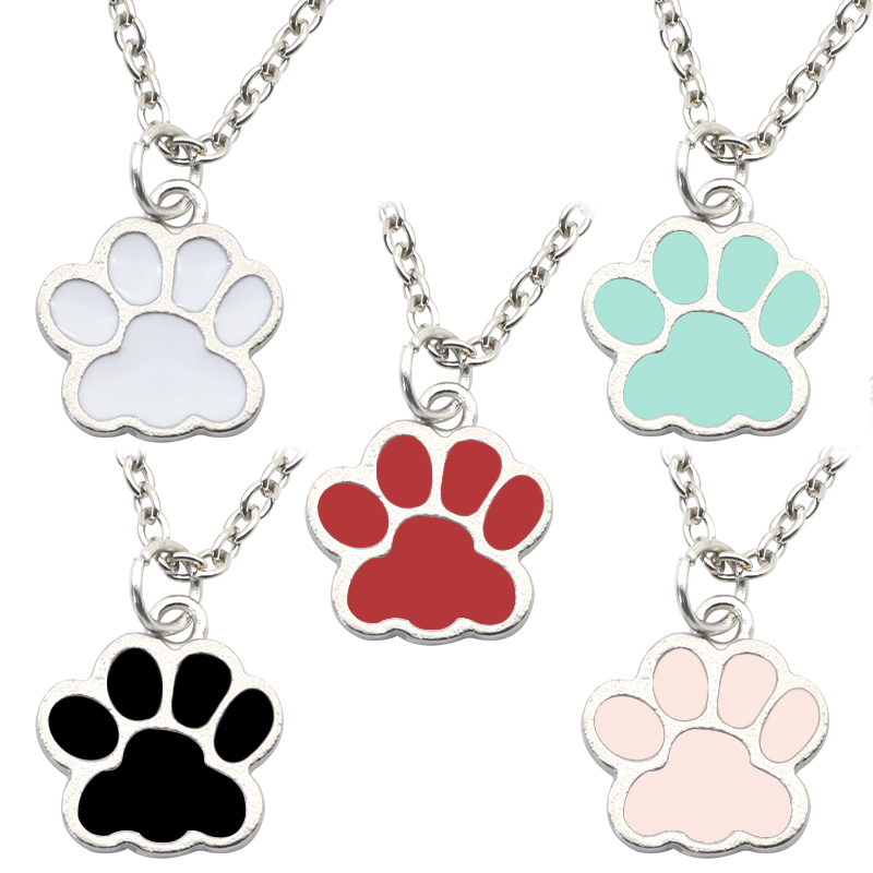 Fashion Dog Paw Cat Footprint  - Mens Dog Tag Necklace recensie en prijs