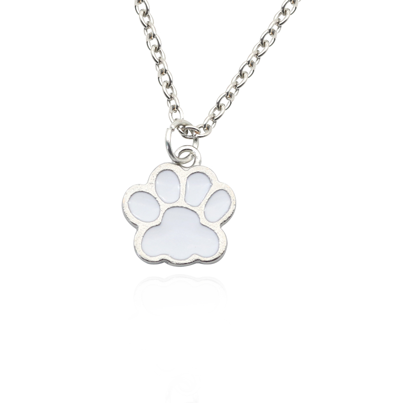 Fashion Dog Paw Cat Footprint  - Mens Dog Tag Necklace recensie en prijs