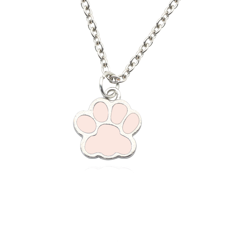 Fashion Dog Paw Cat Footprint  - Mens Dog Tag Necklace recensie en prijs