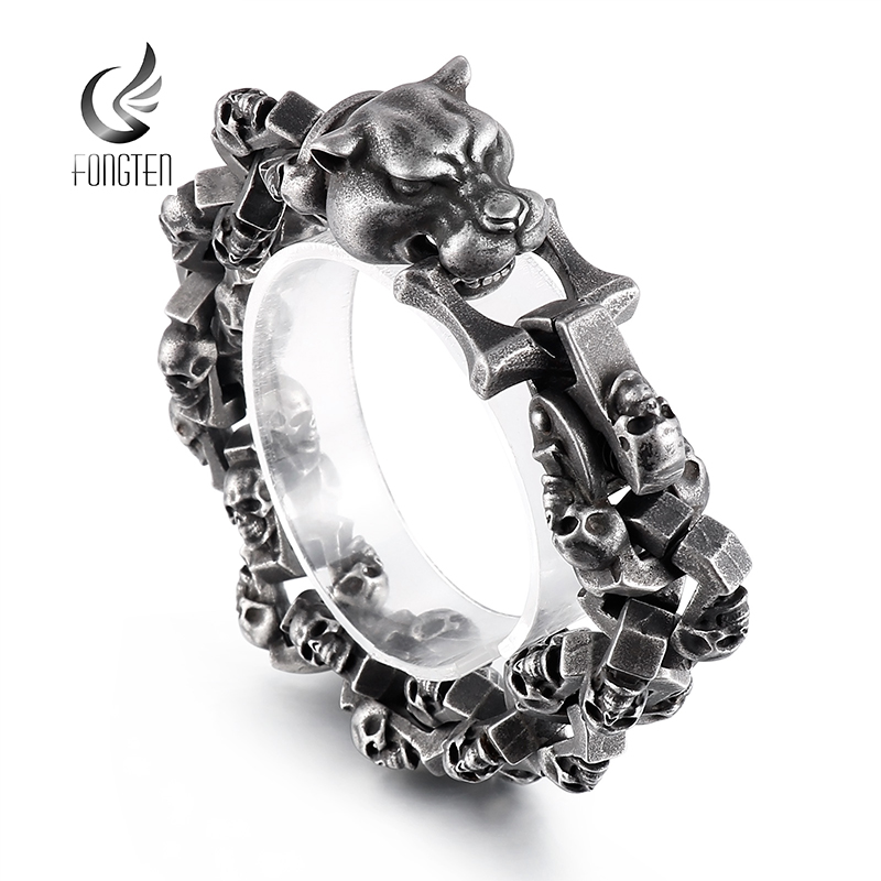 Fongten Skull Tiger Bracelet f - Gothic Skull Ring recensie en prijs