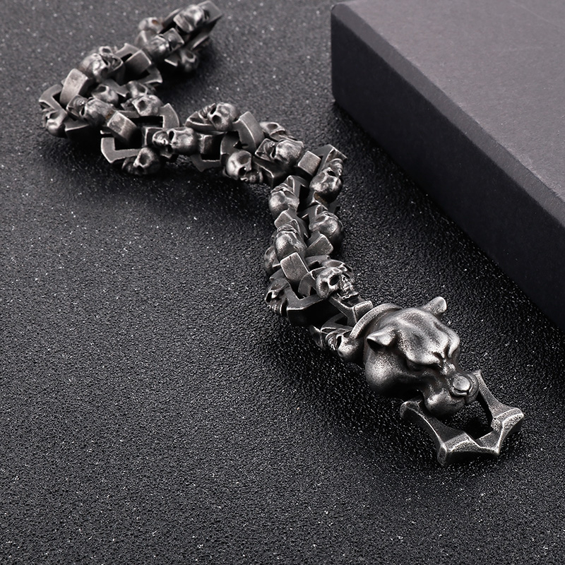 Fongten Skull Tiger Bracelet f - Gothic Skull Ring recensie en prijs