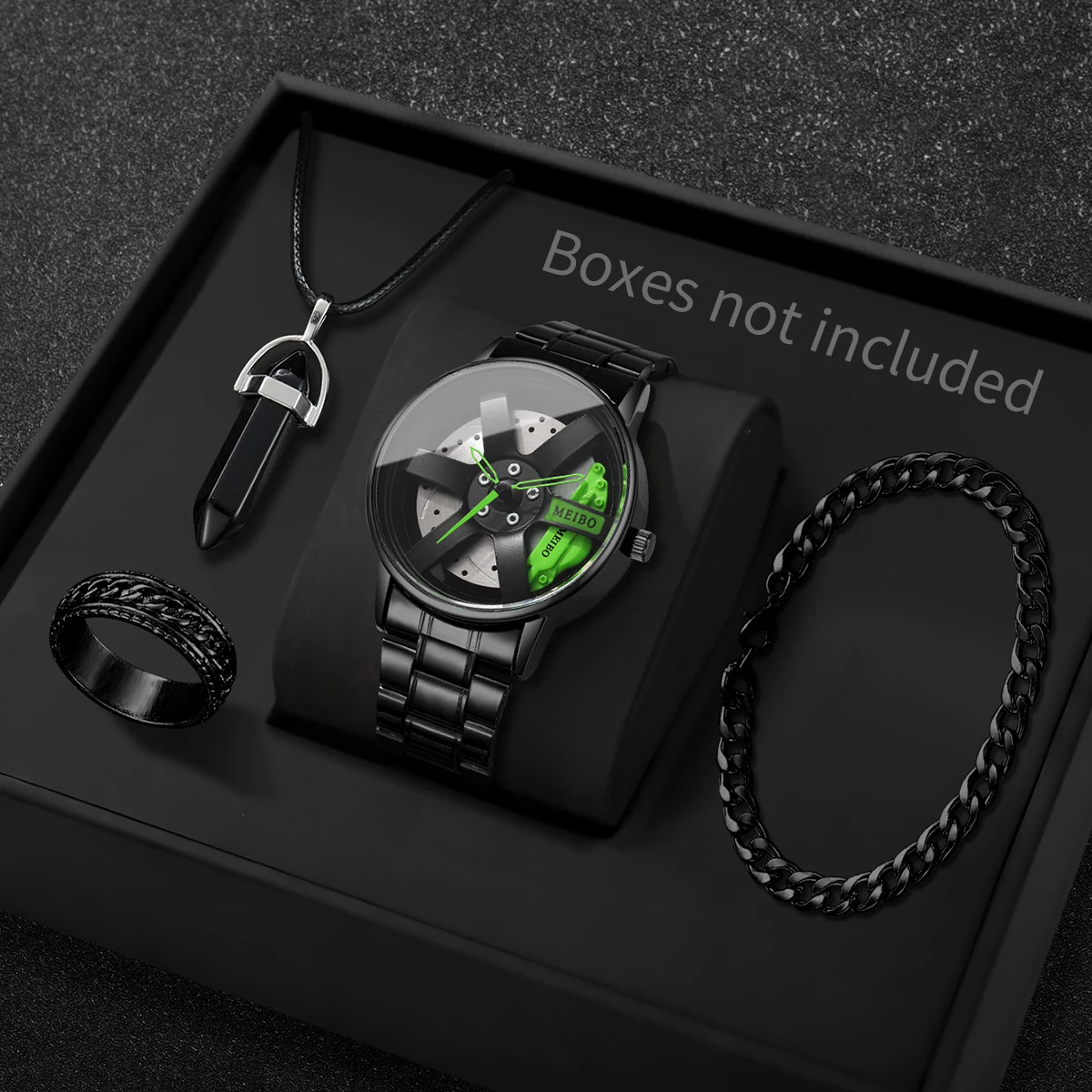 4PCS/Set Fashion 3d Car Wheel  - Mystery Jewelry Jar Watches recensie en prijs