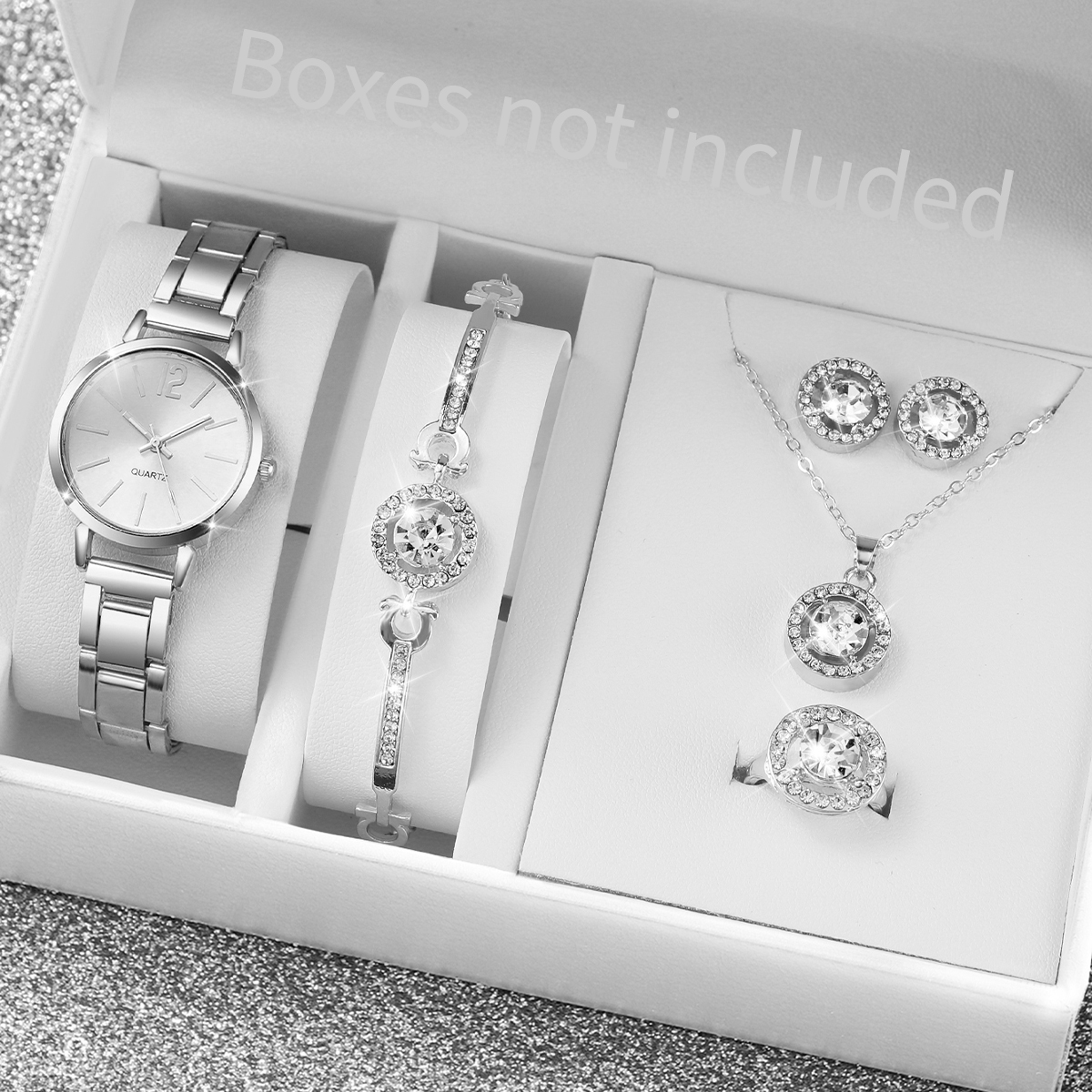 6PCS/Set Women Watches Fashion - Mystery Jewelry Jar Watches recensie en prijs