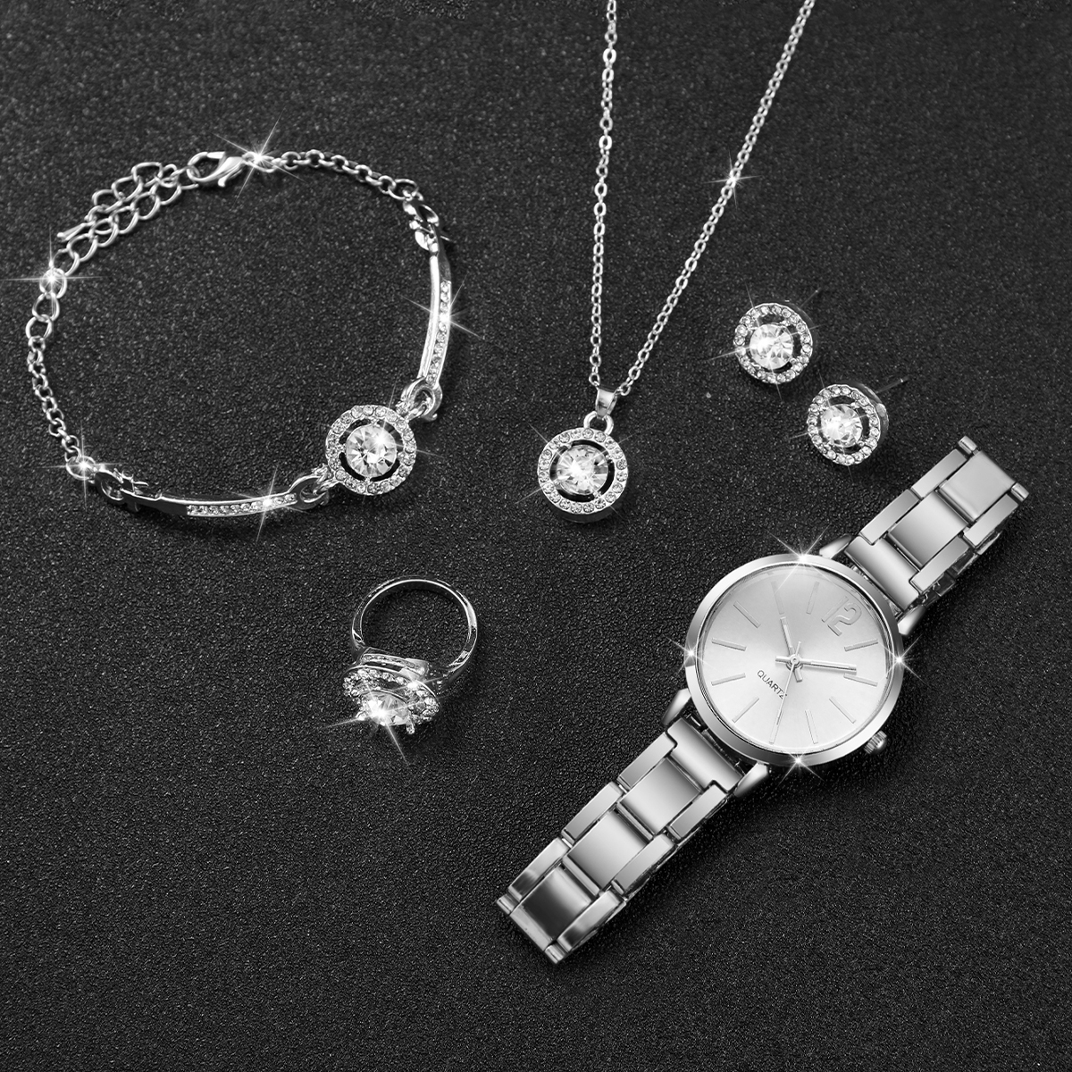 6PCS/Set Women Watches Fashion - Mystery Jewelry Jar Watches recensie en prijs