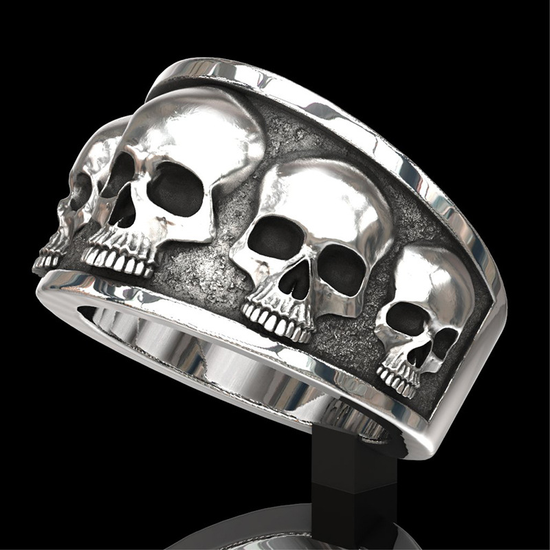 New Hot Selling Classic Stainl - Gothic Skull Ring recensie en prijs