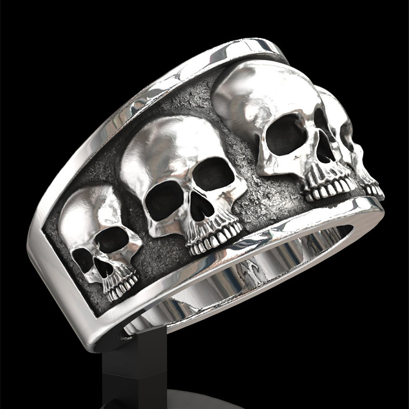 New Hot Selling Classic Stainl - Gothic Skull Ring recensie en prijs