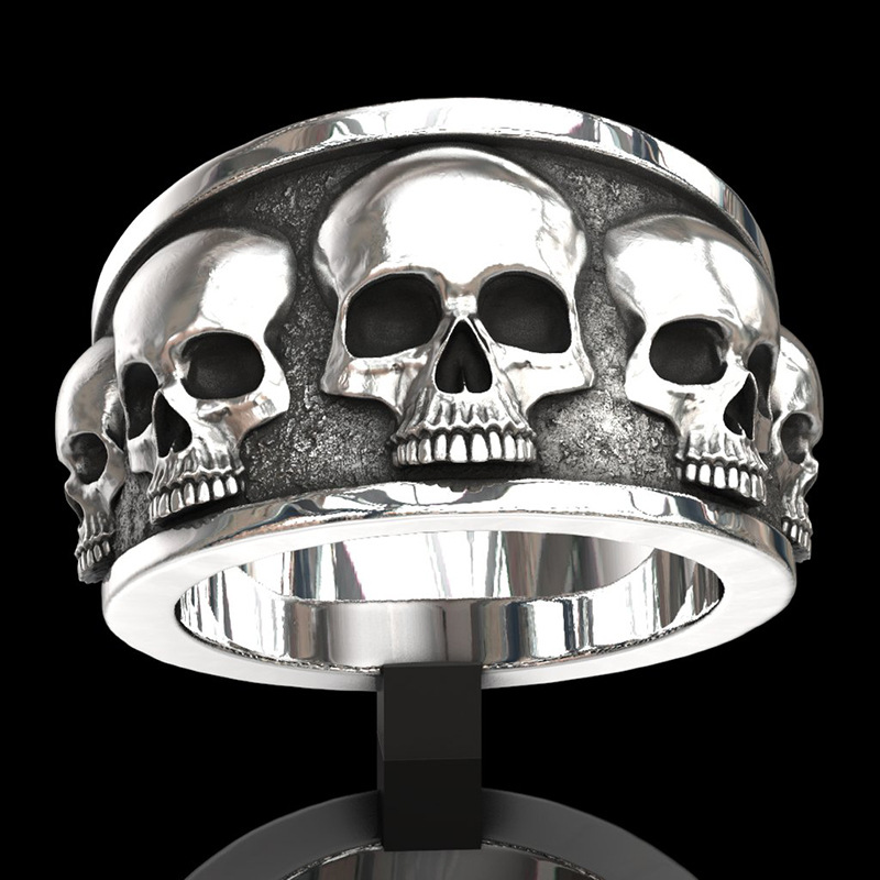 New Hot Selling Classic Stainl - Gothic Skull Ring recensie en prijs