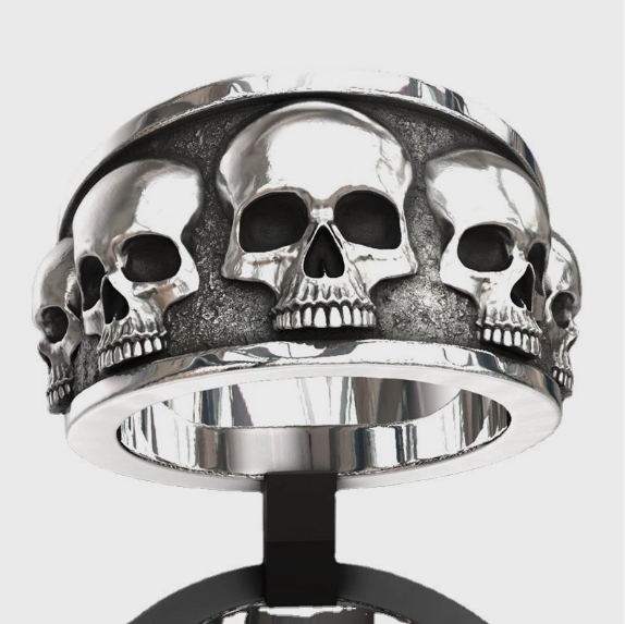 New Hot Selling Classic Stainl - Gothic Skull Ring recensie en prijs