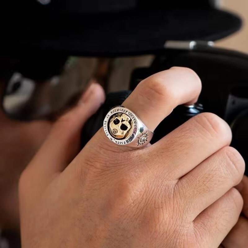 S925 Sterling Silver Fashion M - Gothic Skull Ring recensie en prijs