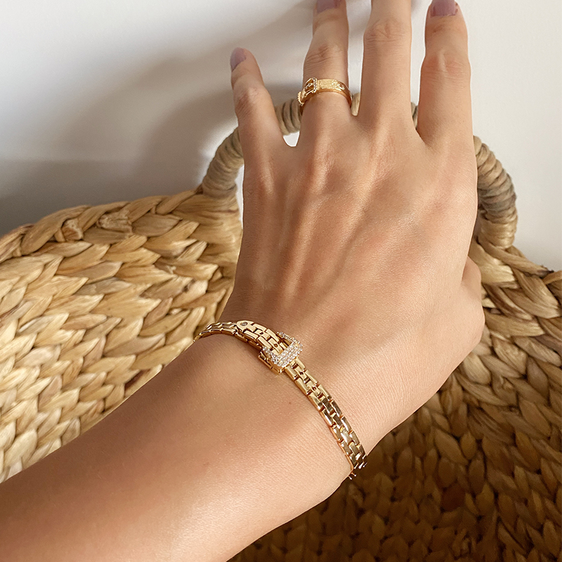 Brass With 18K Gold Watch Band - Fine Jewelry Watches Women recensie en prijs