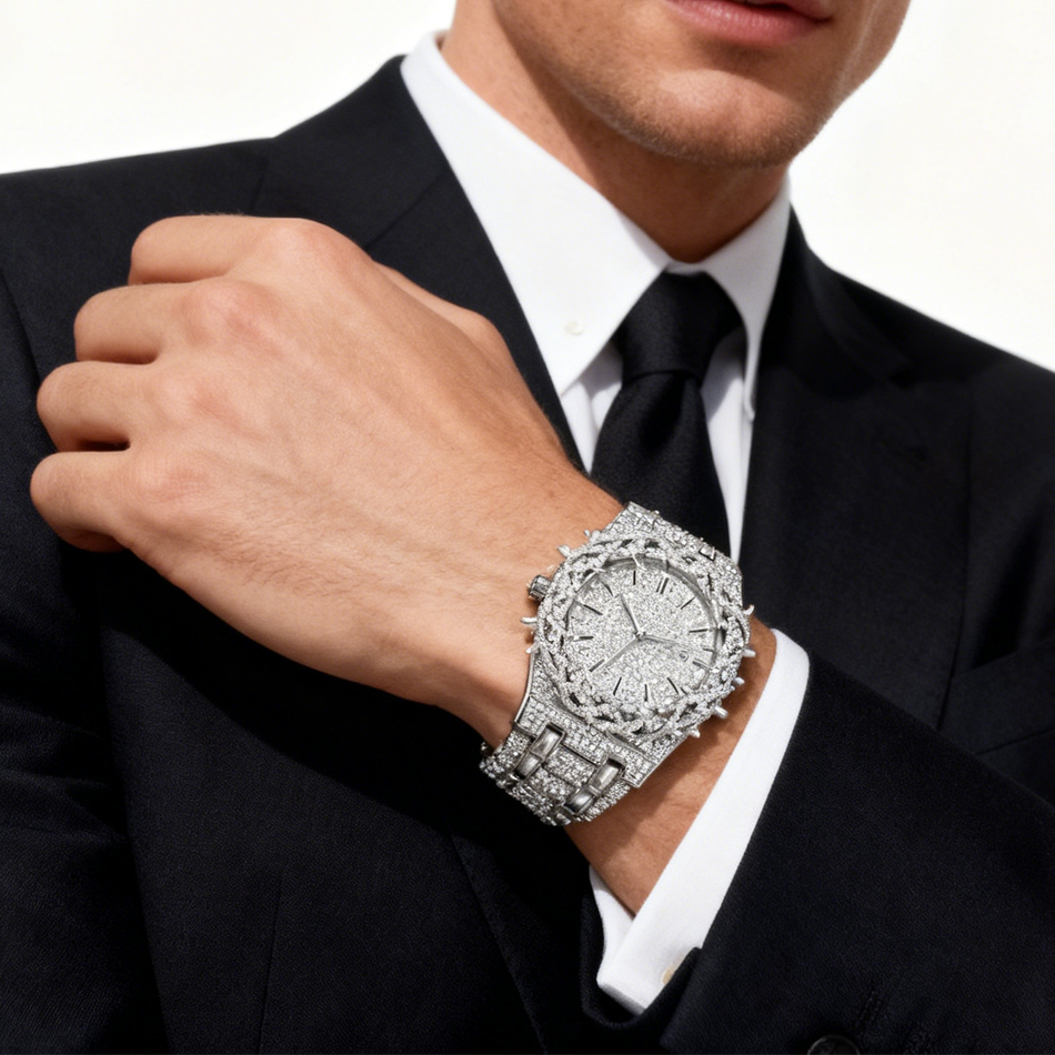 PINTIME Hot Fashion Full Diamo - Jewelry Watches Brands recensie en prijs