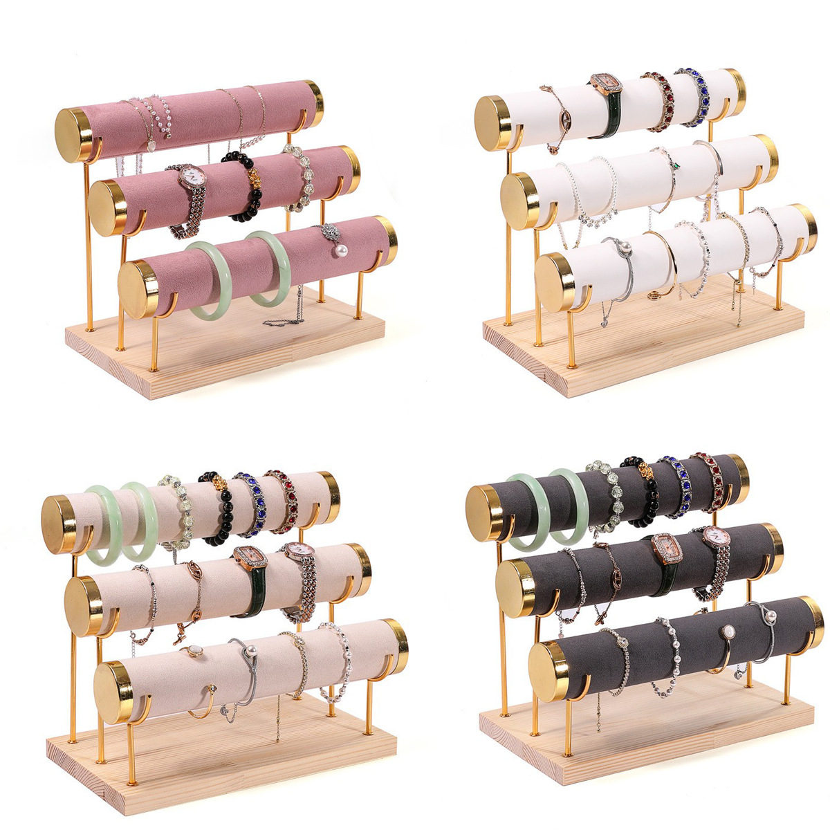 1/3-Layer Jewelry Rack Wooden  - Mystery Jewelry Jar Watches recensie en prijs
