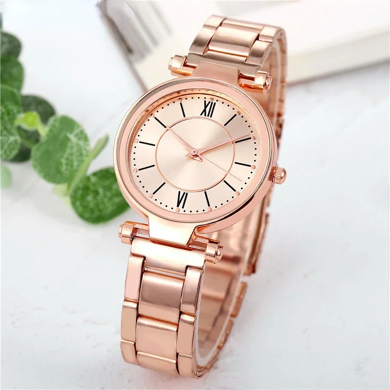 Luxury Rose Gold Stainless Ste - Mystery Jewelry Jar Watches recensie en prijs