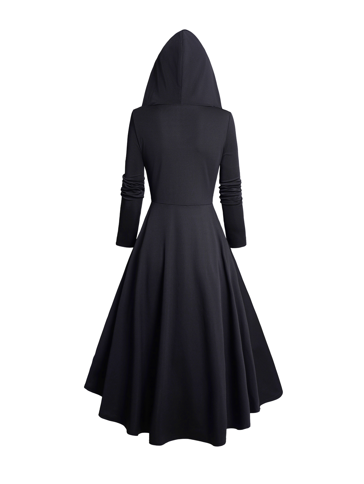 Women's Hoodie Dresses Hallowe - Gothic Skull Ring recensie en prijs
