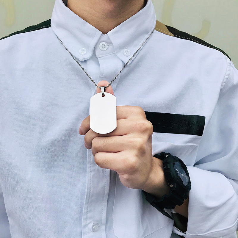 Vnox In the Darkest Hour When  - Mens Dog Tag Necklace recensie en prijs