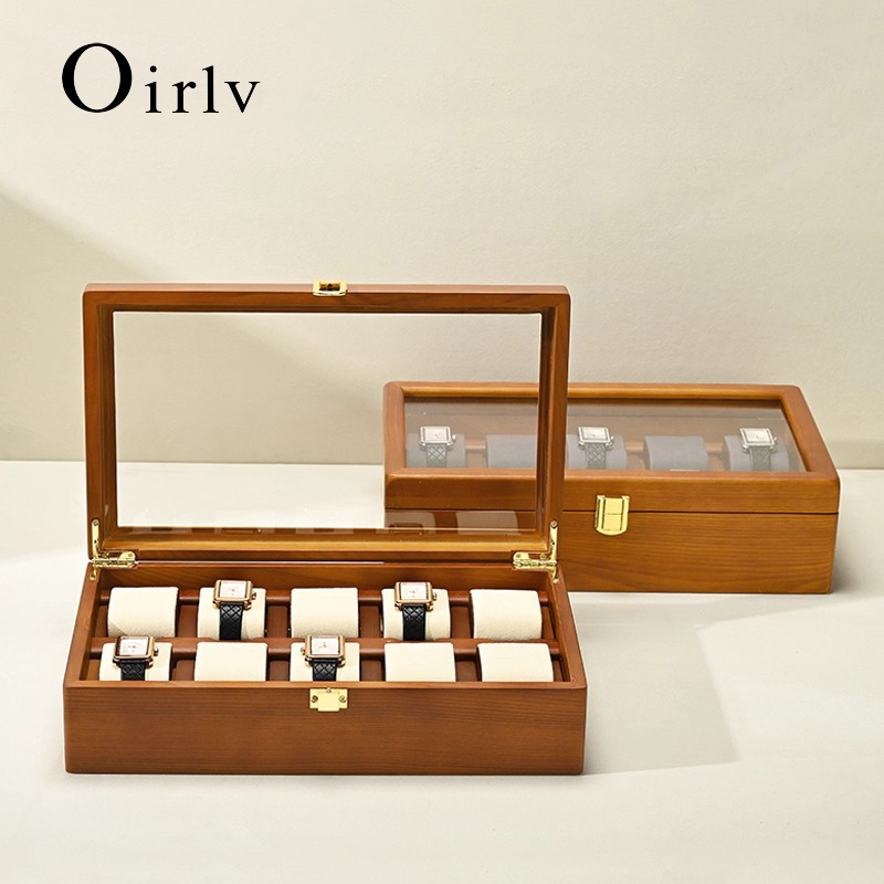 Oirlv 10 Grids Watch Box Woode - Mystery Jewelry Jar Watches recensie en prijs