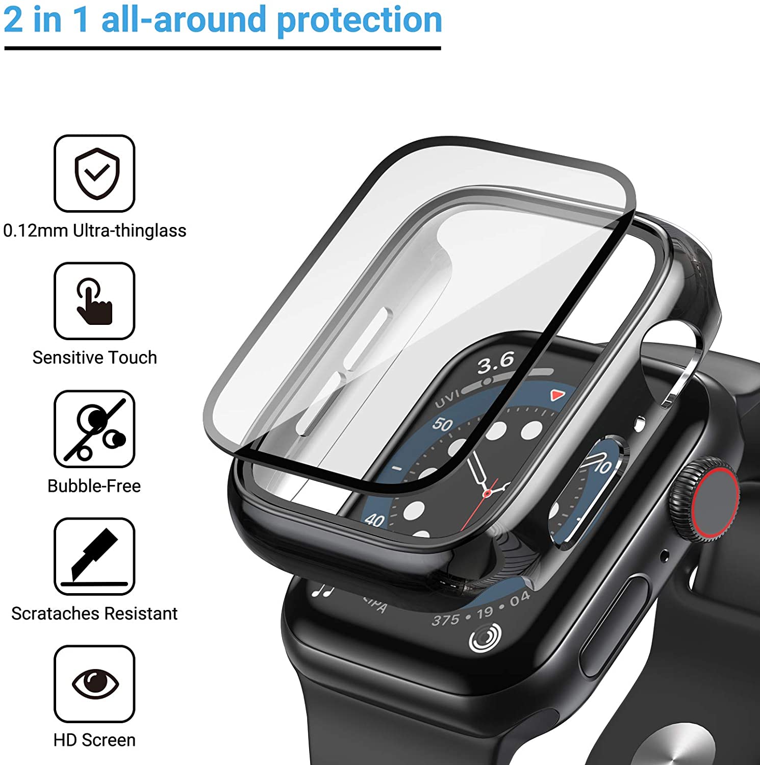 Glass+cover For Apple Watch Ca - Jewelry Smart Watches recensie en prijs