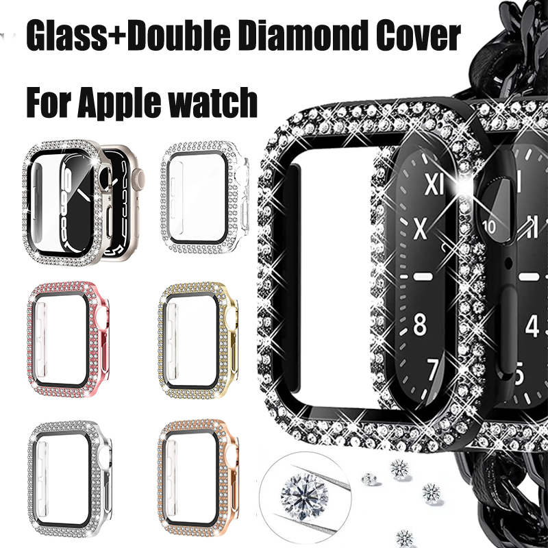 Glass+Diamond Cover For Apple  - Jewelry Smart Watches recensie en prijs