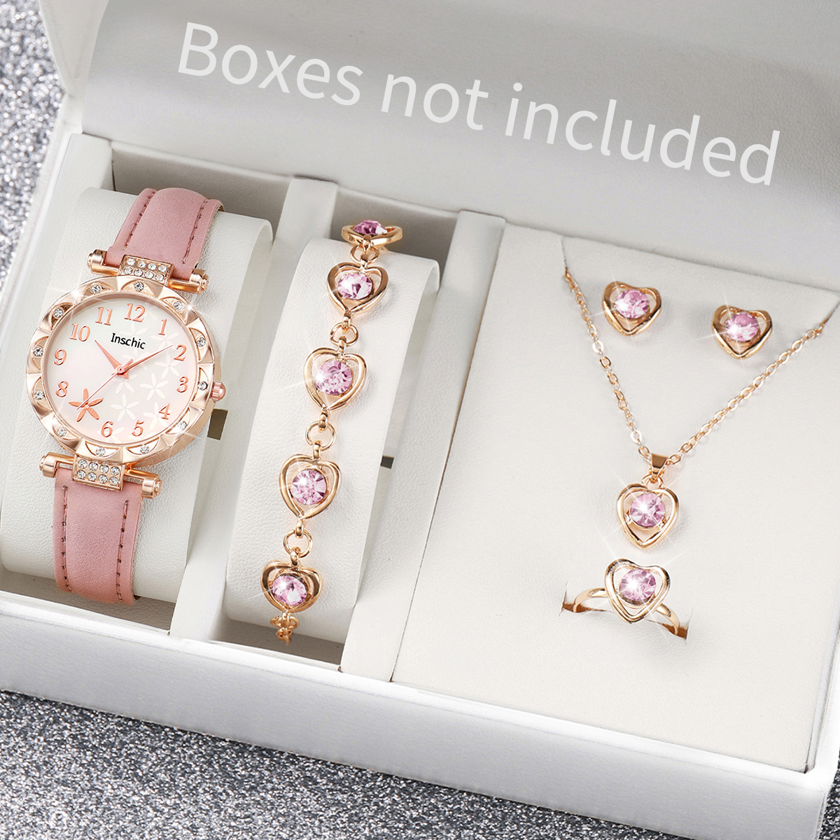 5/6PCS Fashion Rhinestone Wome - Mystery Jewelry Jar Watches recensie en prijs