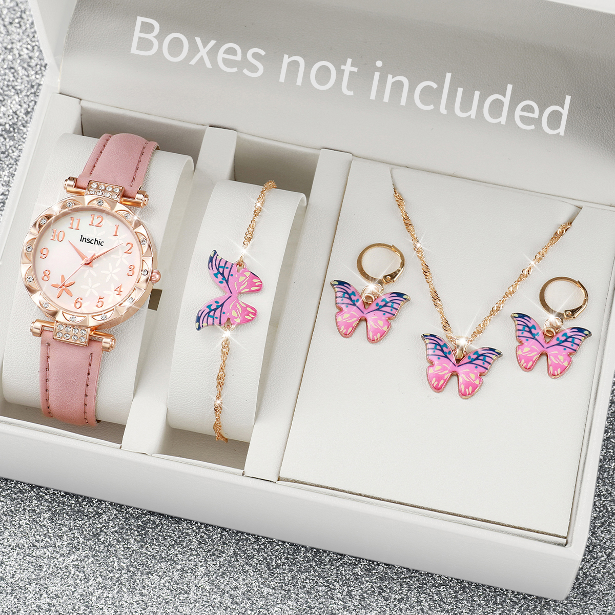 5/6PCS Fashion Rhinestone Wome - Mystery Jewelry Jar Watches recensie en prijs