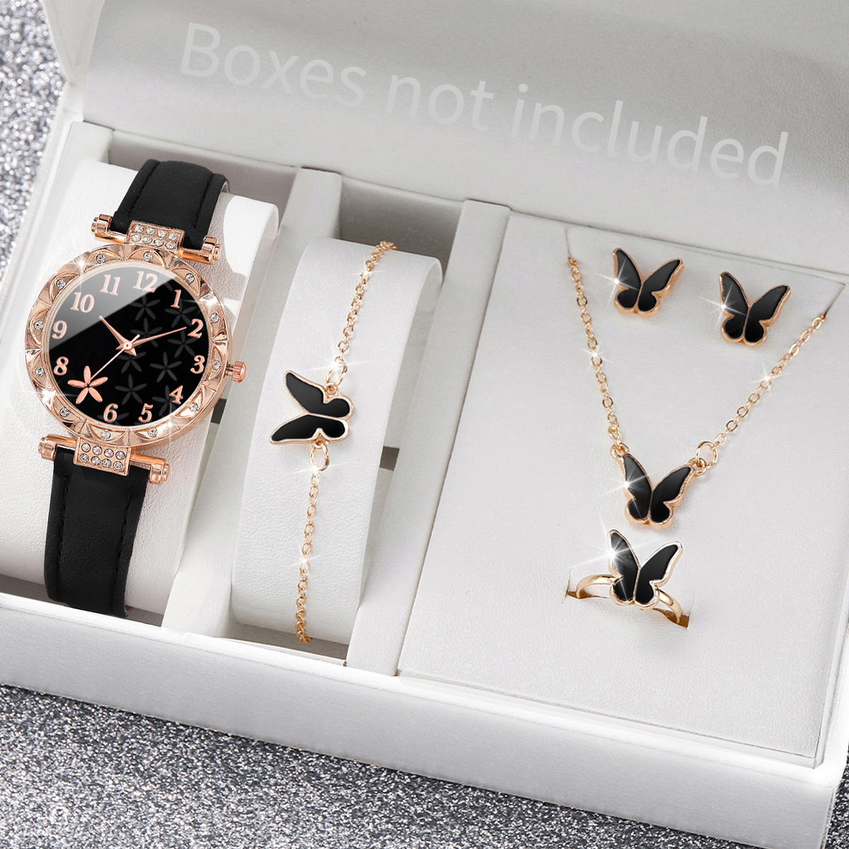 5/6PCS Fashion Rhinestone Wome - Mystery Jewelry Jar Watches recensie en prijs