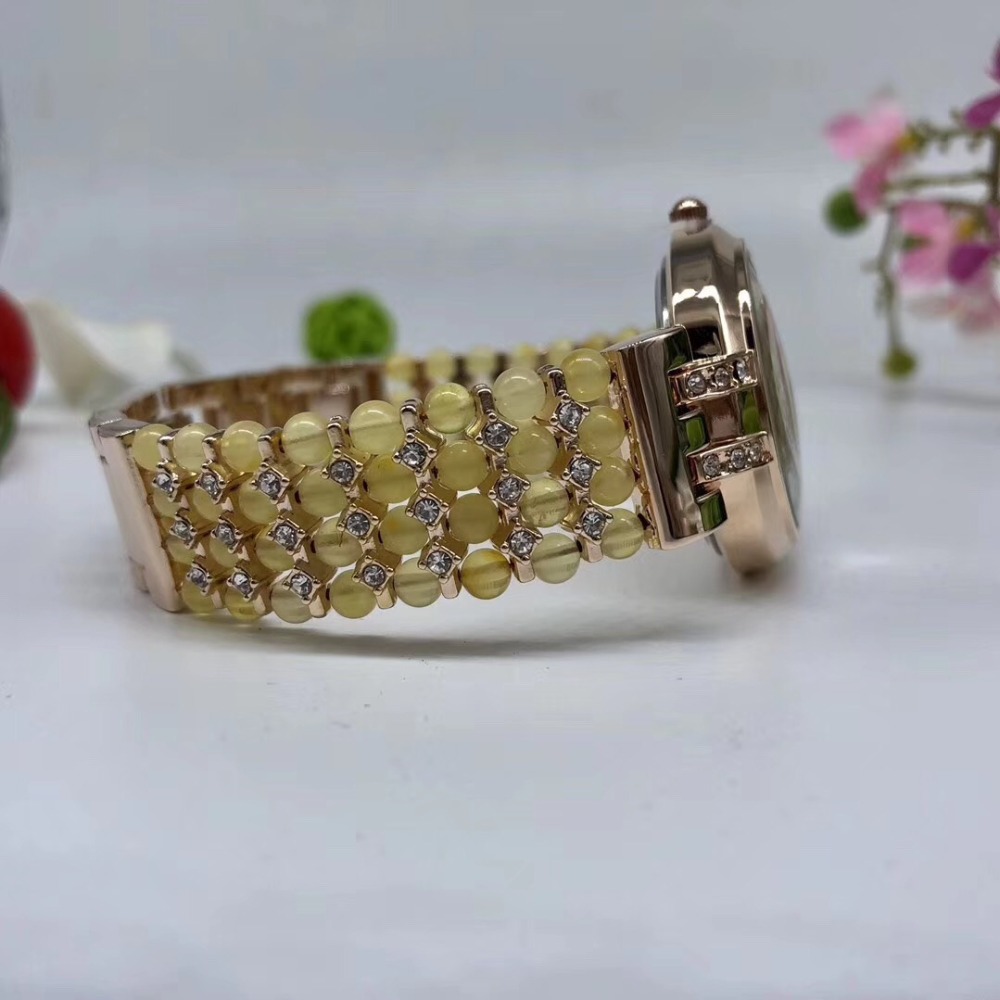 Natural Amber Stone Beads Brac - Fine Jewelry Watches Women recensie en prijs