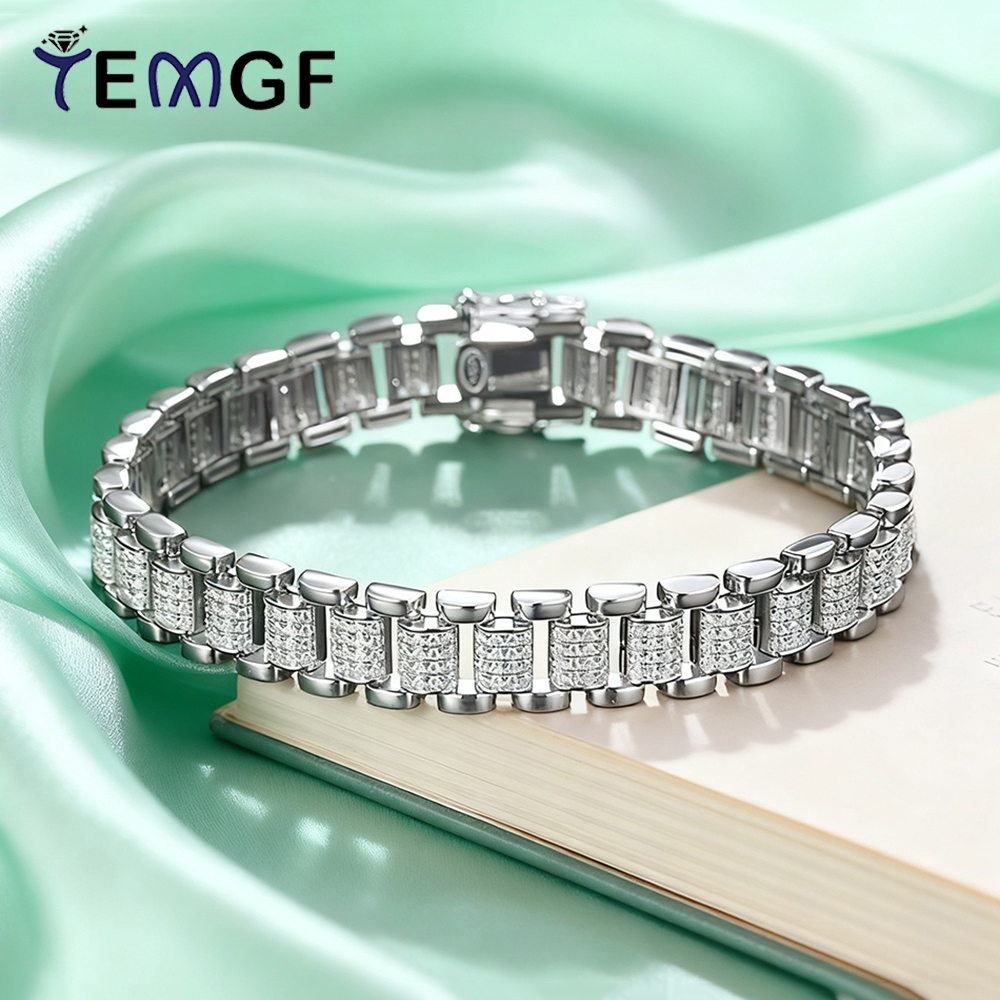 TEMGF Full Moissanite Bracelet - Fine Jewelry Watches Women recensie en prijs