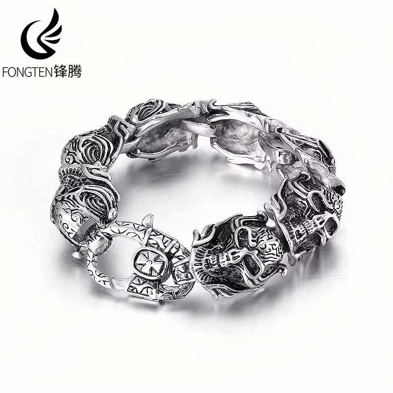 Fongten Gothic 20cm Bracelet f - Gothic Skull Ring recensie en prijs