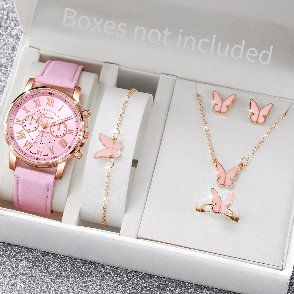 6PCS/Set Fashion Women Watches - Mystery Jewelry Jar Watches recensie en prijs