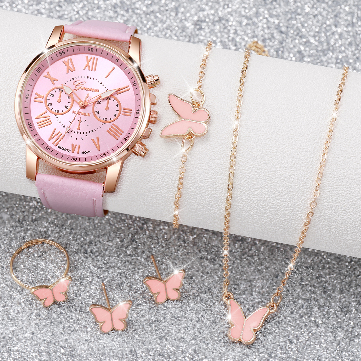 6PCS/Set Fashion Women Watches - Mystery Jewelry Jar Watches recensie en prijs