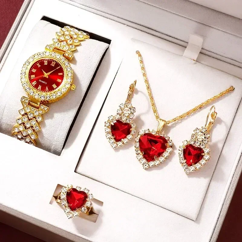 Golden Luxury Watch Women Ring - Mystery Jewelry Jar Watches recensie en prijs