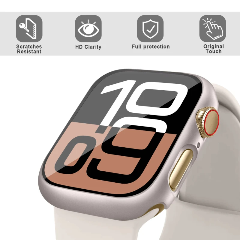 Tempered Glass+cover For Apple - Jewelry Smart Watches recensie en prijs