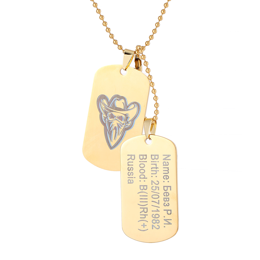 Personalized Men Black ID Dog  - Mens Dog Tag Necklace recensie en prijs