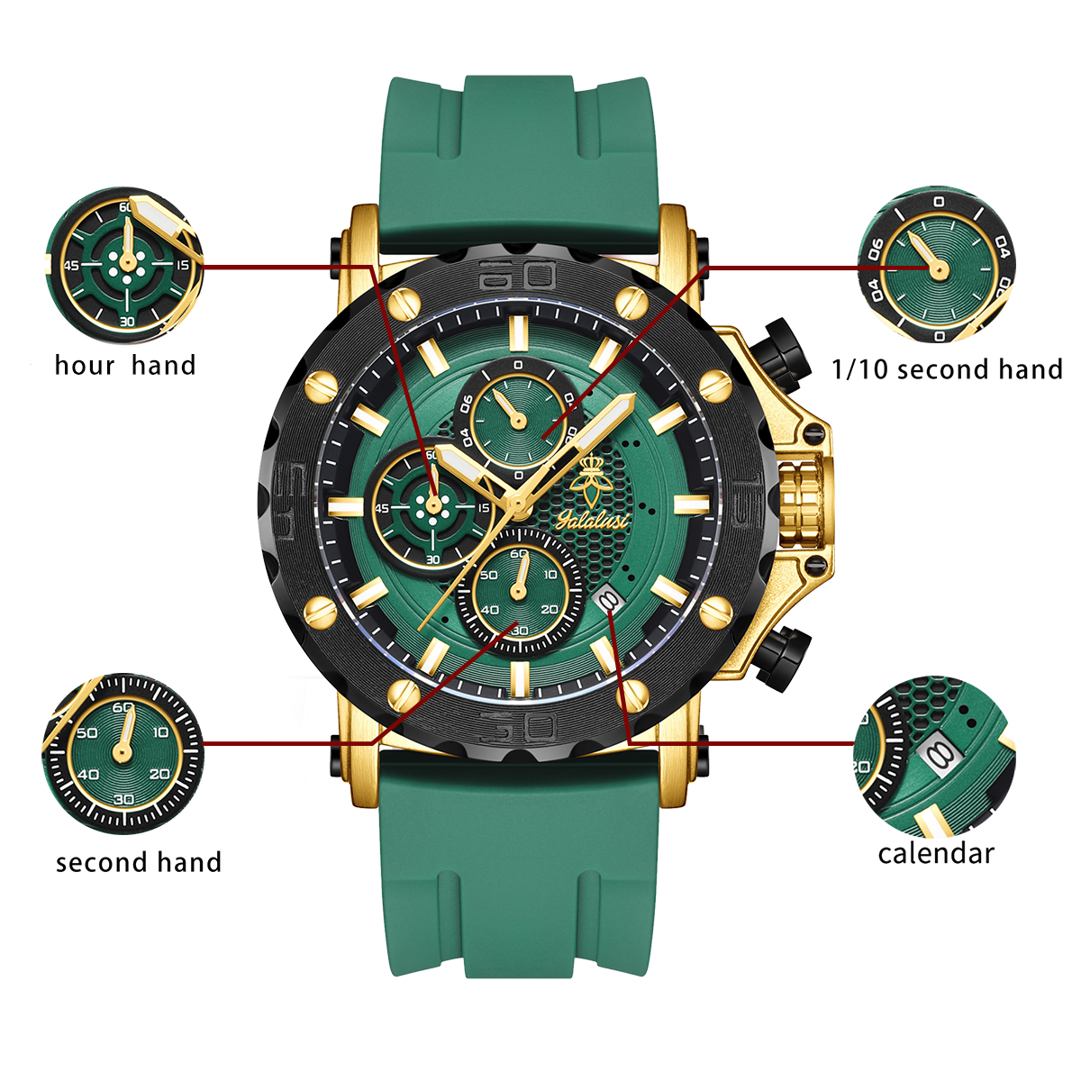 YaLaLuSi Brand 1 Quartz Watch  - Jewelry Watches Brands recensie en prijs