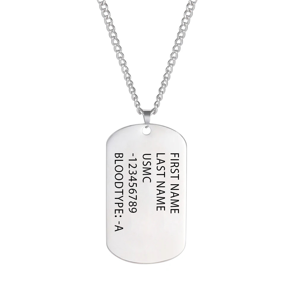 Military Army Tactical Persona - Mens Dog Tag Necklace recensie en prijs