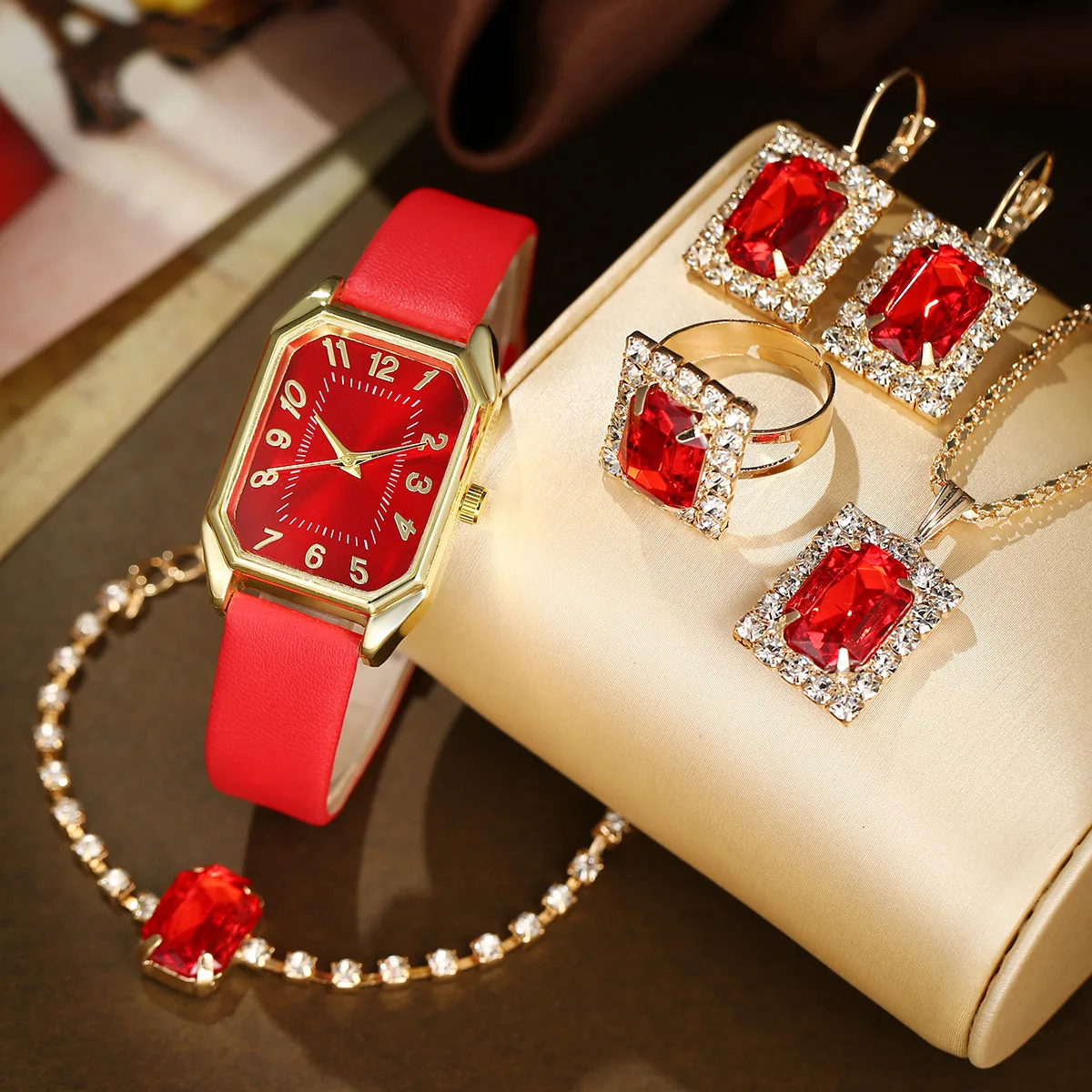 6/5/1PCS Luxury Fashion Square - Jewelry Watches Brands recensie en prijs