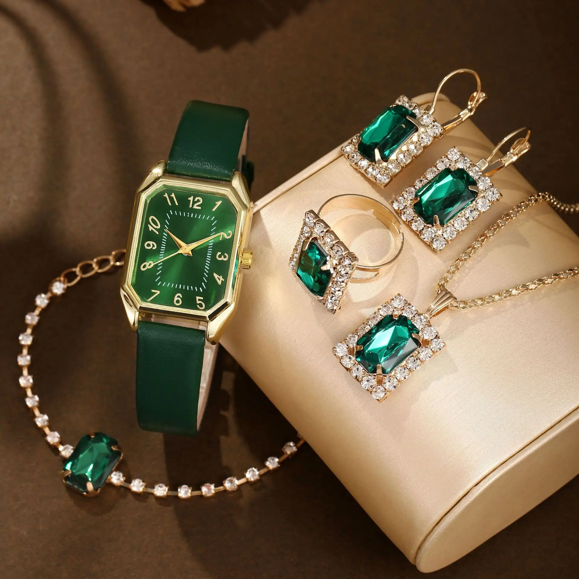 6/5/1PCS Luxury Fashion Square - Jewelry Watches Brands recensie en prijs