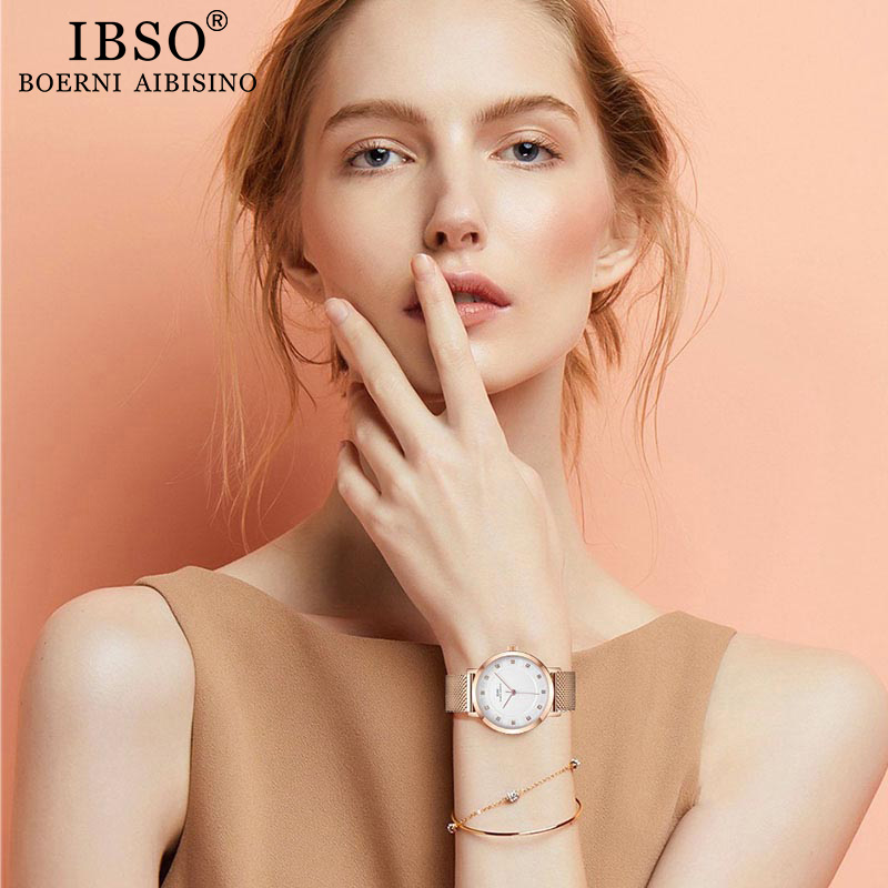 IBSO Brand Women Rose Gold Wat - Jewelry Watches Brands recensie en prijs