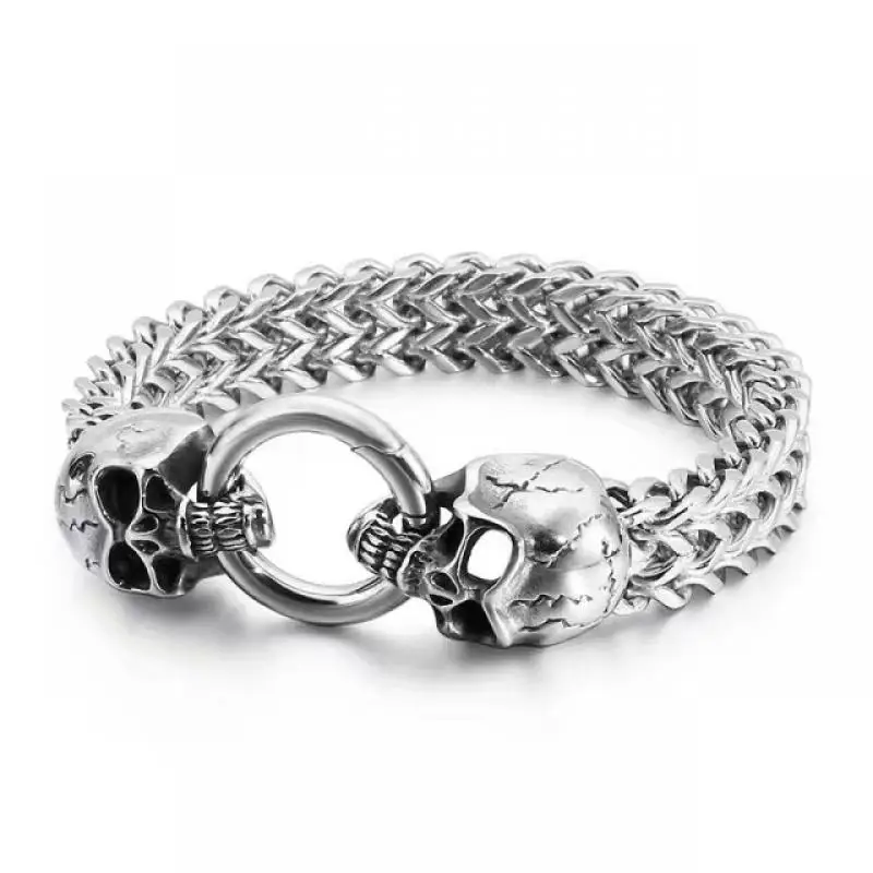 Stainless Steel Gothic Double  - Gothic Skull Ring recensie en prijs