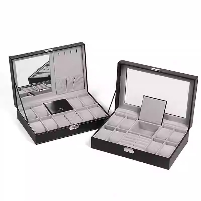 Leather Watch Box Multi-Functi - Jewelry Watches Brands recensie en prijs