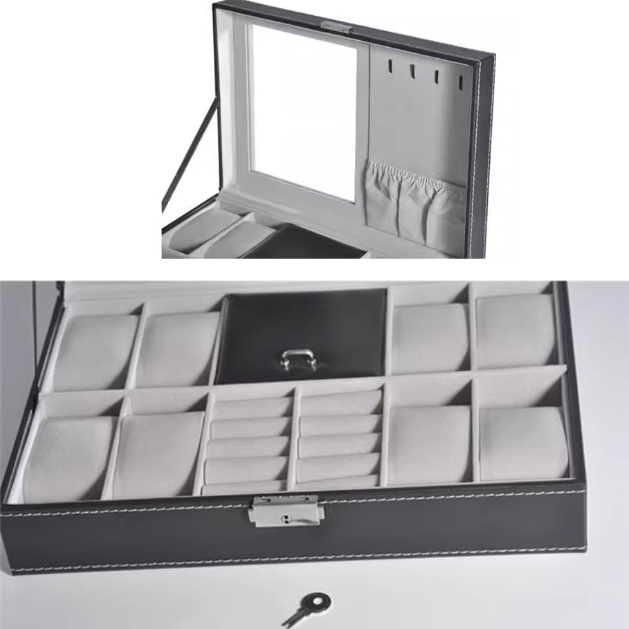Leather Watch Box Multi-Functi - Jewelry Watches Brands recensie en prijs