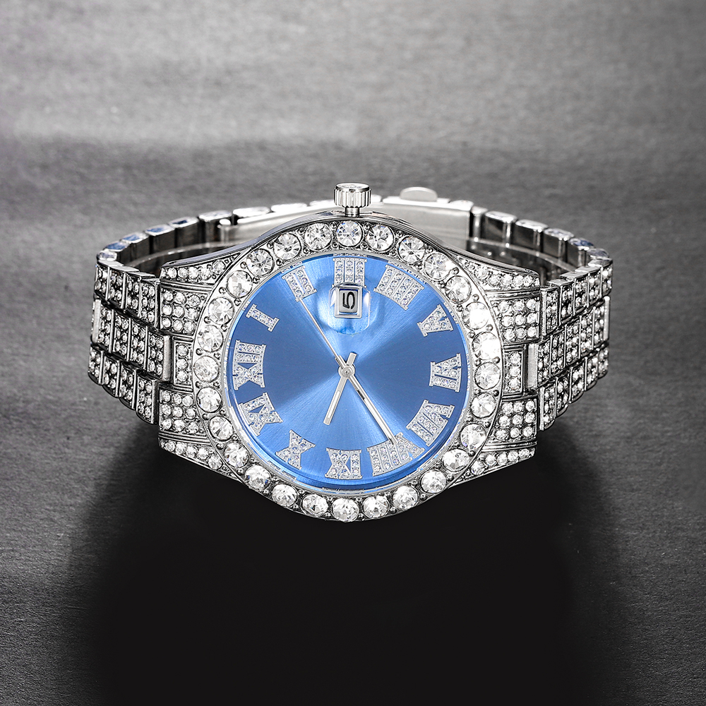 New Punk Men Watch Iced Out Di - Mystery Jewelry Jar Watches recensie en prijs
