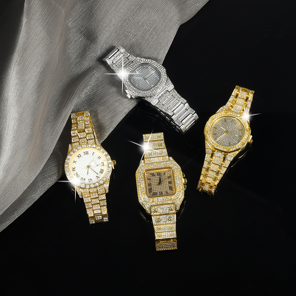 New Punk Men Watch Iced Out Di - Mystery Jewelry Jar Watches recensie en prijs