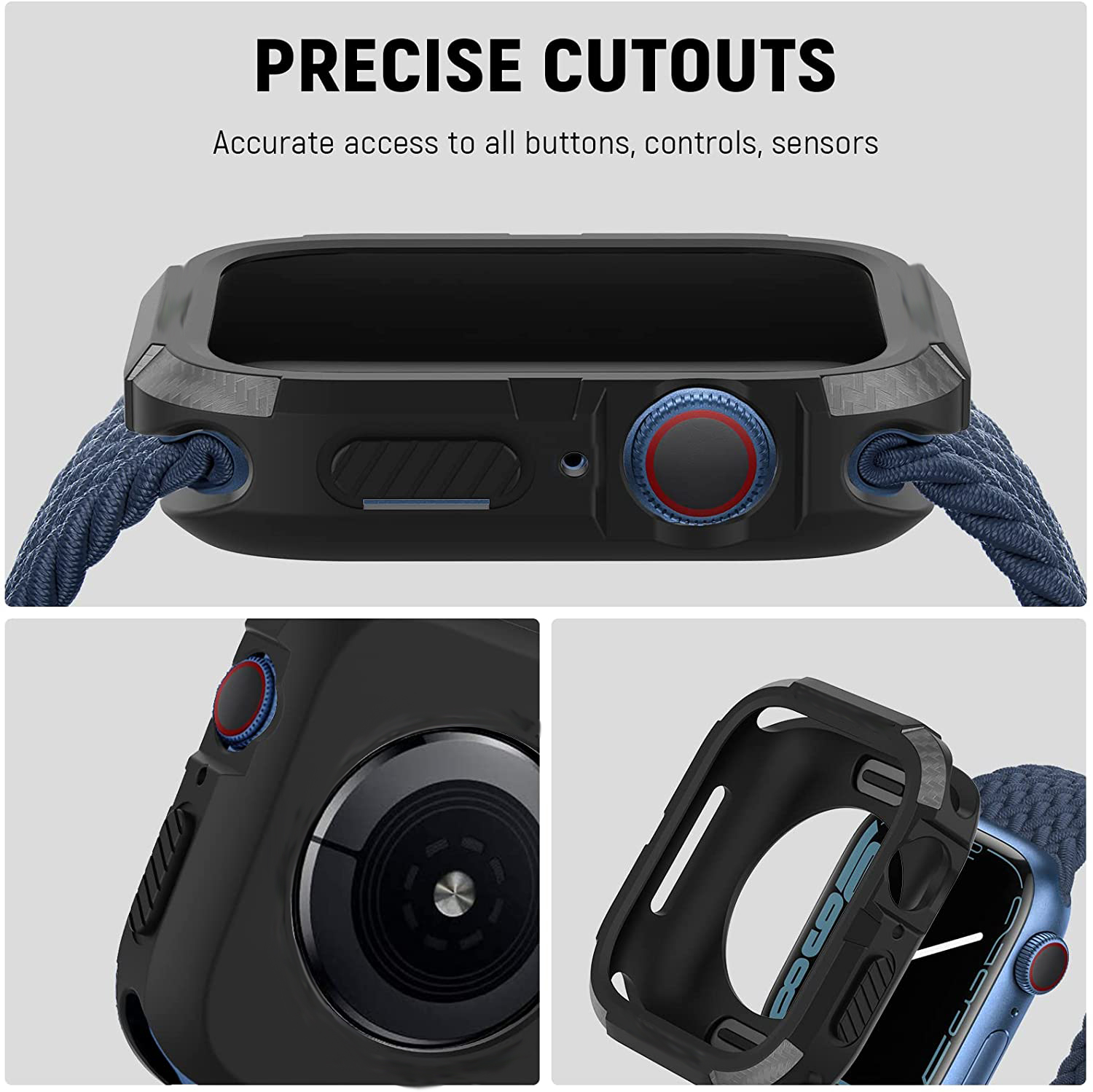 Rugged Cover for Apple Watch C - Jewelry Smart Watches recensie en prijs